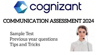 Cognizant Communication Assessment 2024  How to prepare  Sample Test [upl. by Atreb493]