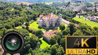 Zamek w Wiśniczu 4K Polska dronem [upl. by Novehc]