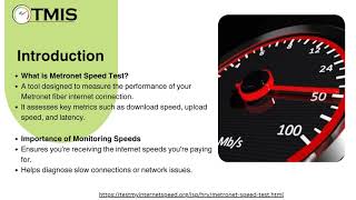 Understanding Metronet Speed Test Optimizing Your Fiber Internet Performance [upl. by Haimaj670]