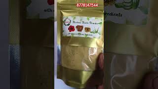 How to glow your skin skin whitening herbal face wash powder baby nalangu maavu whiteningsoap [upl. by Teddman262]