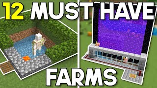 Best Minecraft Farms of 2023 Minecraft Bedrock 121 [upl. by Analiese]