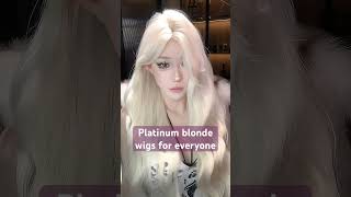 This platinum blonde wig is absolutely amazing hairstyle 13x4lacefrontal lacewigs hair wig [upl. by Barbour74]