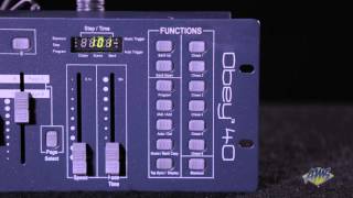 Chauvet DJ Obey 40 DMX Lighting Controller  Chauvet Obey 40 [upl. by Artair675]