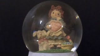 Ep 47  Raggedy Ann Snow Globe Repair  Remove air bubble  Snow Globe Rescue [upl. by Manvell]