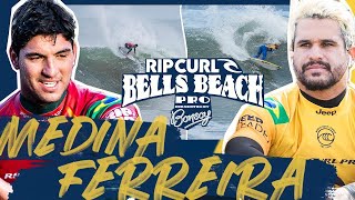 Gabriel Medina x Italo Ferreira  Semifinal do Rip Curl Pro Bells Beach de 2018  WSL Brasil [upl. by Rask]