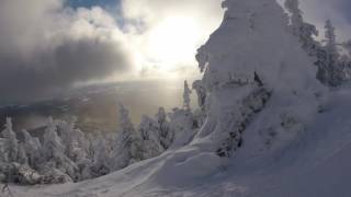 Smugglers Notch  Huge Powder Day [upl. by Ripley377]