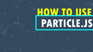 how to use particlejs file in web page  background particles animation jquery [upl. by Eenaej646]