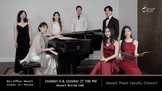 Musart Piano Faculty Recital Oct 6th [upl. by Nnor]