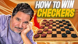 How To WIN At Checkers 10 Tips and Tricks Draughts [upl. by Galang]