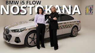 BMW i5 Flow NOSTOKANA  Ein echtes Chamäleon EInk [upl. by Nelyk]