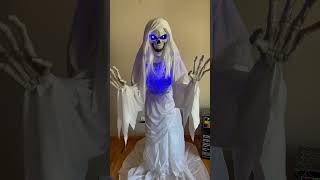 6ft Lurching Ghost Animatronic halloweendecorations halloween hallowendecor scary biglots [upl. by Behah]