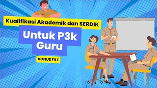 Cara Cek Kualifikasi Akademik Dan Sertifikasi Pendidik Dalam Pendaftaran P3K Guru 2024 [upl. by Em]