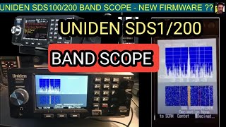 UNIDEN SDS100200 BAND SCOPE  NEW FIRMWARE  BUTEL ARC NEWS [upl. by Pryce]