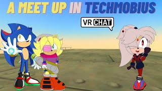 A MEETUP IN TECHMOBIOUS Dimensional Peace Meets AG wAlex While Board Riding  VRChat [upl. by Vachill]