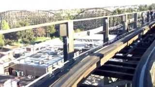 Ghostrider POV  Knotts Berry Farm 2013 [upl. by Nodnal937]