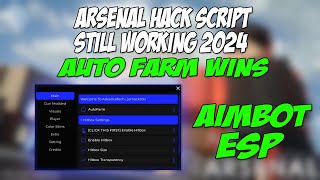 Arsenal Script  Auto Farm  Aimbot Esp  PASTEBIN 2024 [upl. by Nicoline]