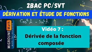 Dérivée de la fonction composée — Dérivation et étude de fonctions — 2BAC PCSVT [upl. by Notneiuq]