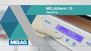 How to operate a Washer Disinfector machine  MELAG MELAtherm 10 Tutorial [upl. by Quirita567]