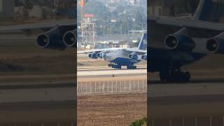 Silk Way Airlines Ilyushin Il76 take off from TLV ilyushin [upl. by Anaihk]