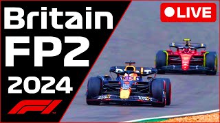 🔴F1 LIVE  British GP FP2  Commentary  Live Timing [upl. by Anert]