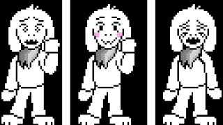 Storyshift Asriel Fight All Endings [upl. by Cranston]