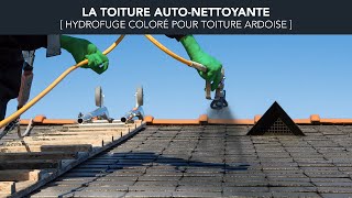 La toiture autonettoyante hydrofuge coloré pour toiture ardoise  Techntoit [upl. by Daryn571]