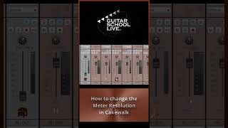 How to Change the Meter Resolution in Cakewalk cakewalk [upl. by Lubin]