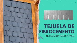 Como INSTALAR TEJUELA de FIBROCEMENTO [upl. by Enyawd225]