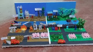 COMO HACER MAQUETA DEL MEDIO AMBIENTE [upl. by Kalinda788]