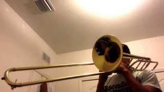 12 Major scales on trombone [upl. by Gilberte]