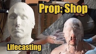 Prop Shop  Creating a Life Cast Bust with Alginate [upl. by Llenor]