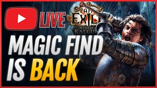 MAGIC FIND is BACK🔴Frost Blades Slayer Build MF Blasting PoE 325 [upl. by Elac196]