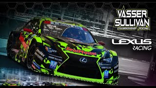 14 Lexus RC F GT3  Vasser Sullivan  2024 Detroit Grand Prix [upl. by Eile]