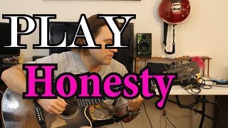 How to play Honesty on guitar  Pink Sweats  Original bassline [upl. by Michelina]