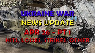 Ukraine War Update NEWS 20240426a Pt 1  Overnight amp Other News [upl. by Enelyam]