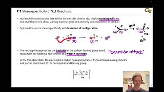 Mechanisms of Nucleophilic Substitution Bimolecular Nucleophilic Substitution SN2 [upl. by Assena]