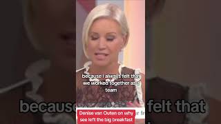 Denise van Outen on why see left the big breakfast clips denisevanouten bigbreakfast channel4 [upl. by Esertal]