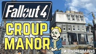 Fallout 4  Croup Manor Detailed Tour [upl. by Zea]