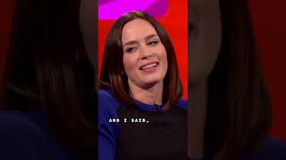 EmilyBlunt our humble queen 👑 grahamnorton thegrahamnortonshow [upl. by Nelsen]