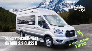 2024 Pleasureway ONTOUR 22 Class B  Walkthrough [upl. by Dubois931]