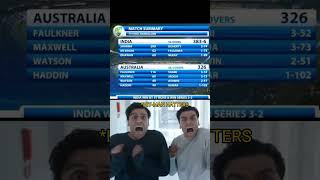 INDIA VS AUS ODI MATCH STATS 2013 🥵🥵 shorts trending cricket t20 odi fans indvsaus icc sg [upl. by Khichabia]