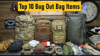 My Top 10 Bug Out Items [upl. by Mosnar918]