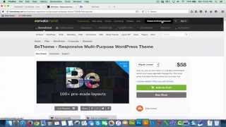 BeTheme Tutorials Help amp Support  Tutorial on How To Install Betheme [upl. by Taveda]