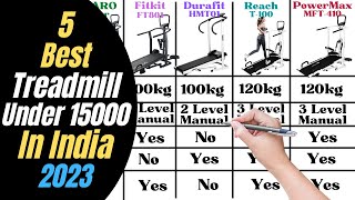 Best Manual Treadmill in India 2024 Under 15000  AGARO vs Fitkit vs Durafit vs PowerMax Treadmill [upl. by Yemirej]