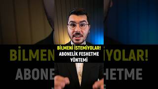 Bilmenizi İstemiyorlar Abonelik Feshetme Yöntemi [upl. by Oirom]