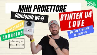 Mini Proiettore BYINTEK U4Love [upl. by Wasserman]