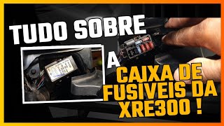 LOCALIZAÇÃO DA CAIXA DE FUSÍVEIS DA XRE 300 E O QUE CORRESPONDE CADA FUSÍVEL [upl. by Attenat845]