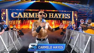 Carmelo Hayes Entrance  WWE SmackDown October 04 2024 [upl. by Assenov]