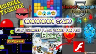 How to Download Flash Games Free and Easy Methods 2024 [upl. by Areip201]