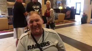 Jim Otto Oakland Raiders Legend At Napa Training Camp Introduced by Godfather Griz [upl. by Alberic]